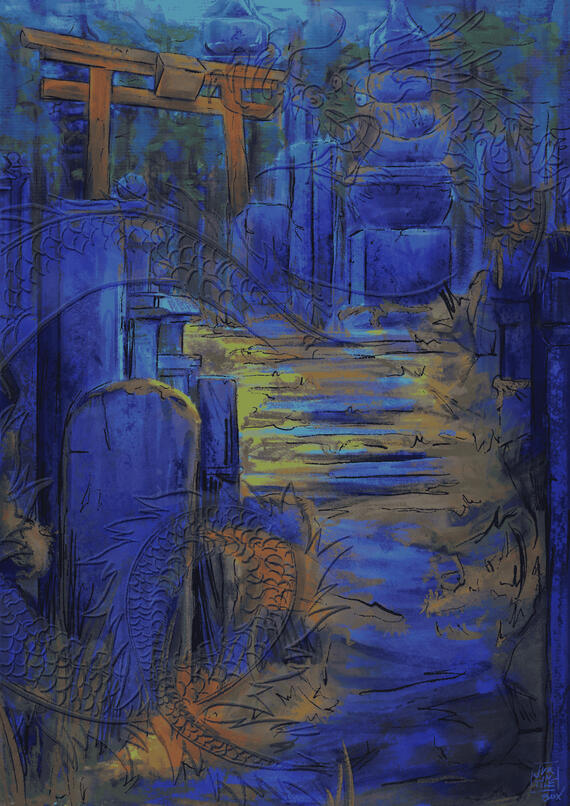 background for vtuber model reveal